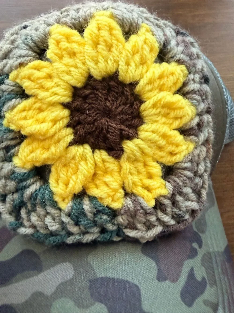 Sunflower Embroidered Vintage Baseball Cap Adjustable Strapback Dad Hat Floral